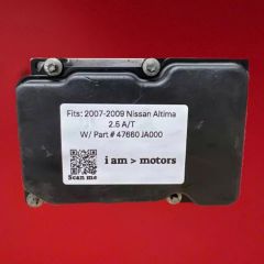 Cụm điều khiển phanh ABS Nissan Altima 2.5 AT đời 2007, 2008, 2009 Hàng tháo xe zin mới 90% đặt Mỹ 18 ngày. Mã 47660-JA000 47660JA000