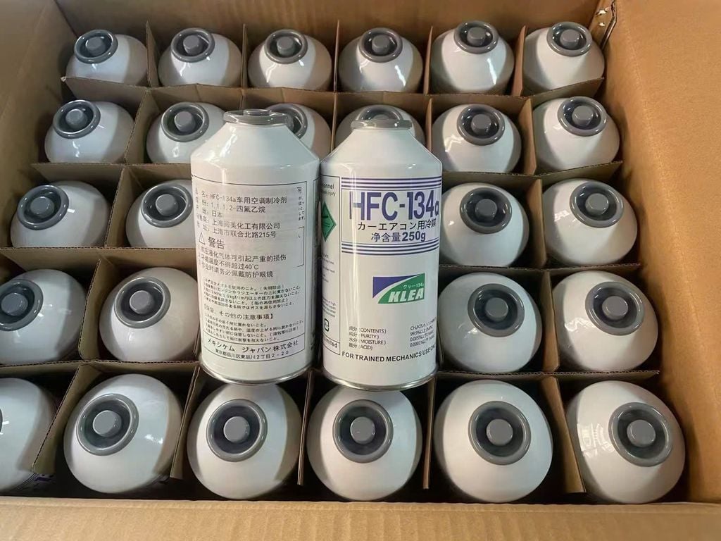Dầu lốc lạnh hay ga lốc lạnh KLEA 250g Japan HFC-134A, HFC134A