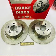 Đĩa phanh hay đĩa thắng sau Mercedes W211, W212 E200, E250, E300, E350, E280, E240, W218 . Hàng KBR. Mã A2114230712 ( 1 cái )