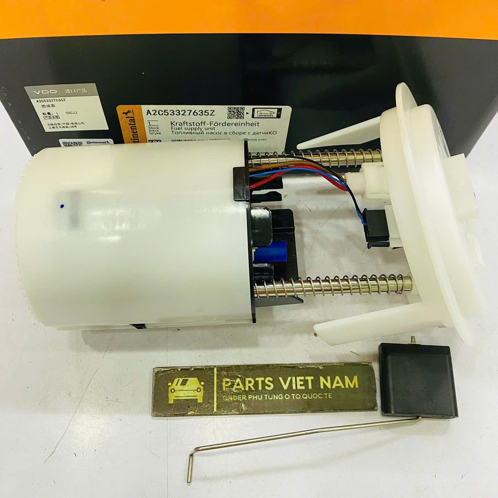 Cụm bơm xăng Mercedes W204 C200, C300, C250, W212 E200, E300, E350, X204 GLK 280, GLK 300, GLK 350 động cơ M271, M272, M274 đời 2007 - 2014. Hàng Continental. Mã 2044701394, A2044701394, A2044701394, 2803580193302