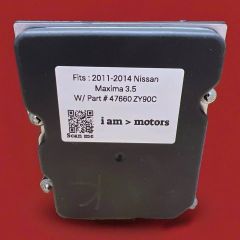 Cụm điều khiển phanh ABS Nissan Maxima 3.5 đời 2011, 2012, 2013, 2014 Hàng tháo xe zin mới 90% đặt Mỹ 18 ngày. Mã 47660-ZY90C 47660ZY90C