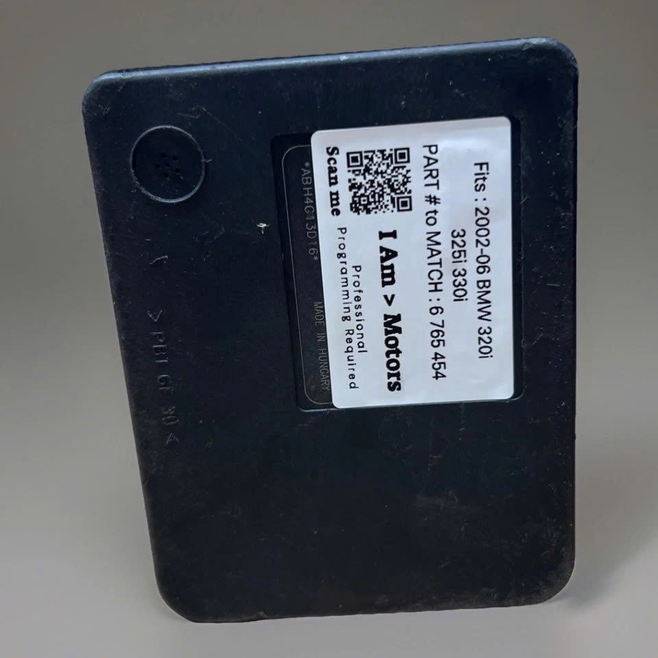 Cụm điều khiển phanh ABS BMW 320i, 325i, 330i đời 2002, 2003, 2004, 2005, 2006 Hàng tháo xe zin mới 90% đặt Mỹ 18 ngày. Mã 6-765-454 6765454