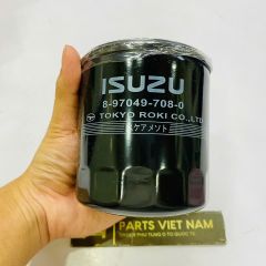 Lọc dầu hay lọc nhớt động cơ Isuzu 4JA1, 4JB1. Hàng cao cấp. Mã 8-97049708-1, 8970497081