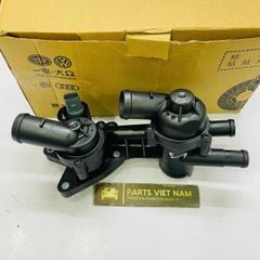 Cụm van hằng nhiệt Volkswagen Polo, Jetta, Tiguan, Scirocco, Touran, Passat, Audi A1, A3, Skoda Fabia, Rapid đời 2006 - 2016. Hàng Faw VW xịn. Mã 03C121111AM