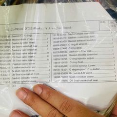 Bộ gioăng đại tu động cơ Nissan Navara NP300, D40, D22, Pathfinder R51 máy 2.5 động cơ YD25. Hàng cao cấp phớt Japan liền tuýp mỡ. Mã 10101-VK526, 10101VK526