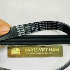 Dây ( giây ) curoa tổng hay máy phát Nissan Altima, Teana máy 2.5 động cơ QR25 đời 2012 - 2018. Hàng xịn Nissan Dongfeng. Mã 117205KC0A, 11720-5KC0A, 7PK2247