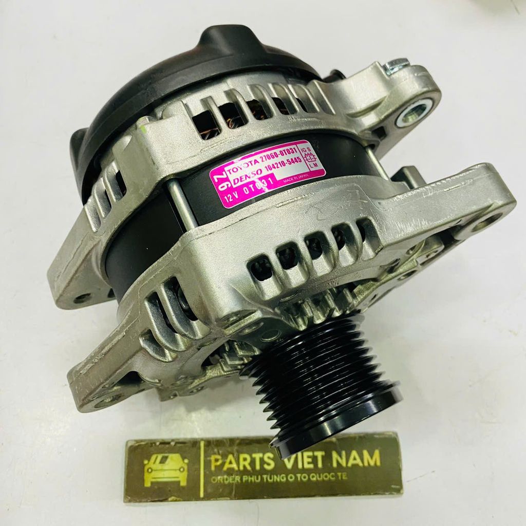 Máy phát điện Toyota Camry 3.5, Highlander 3.5, Rav 4 3.5, Venza 3.5 máy 2GR đời 2009 - 2018. Hàng Denso bảo hành 6 tháng. Mã 27060-0P041, 27060-31080, 270600P041, 2706031080