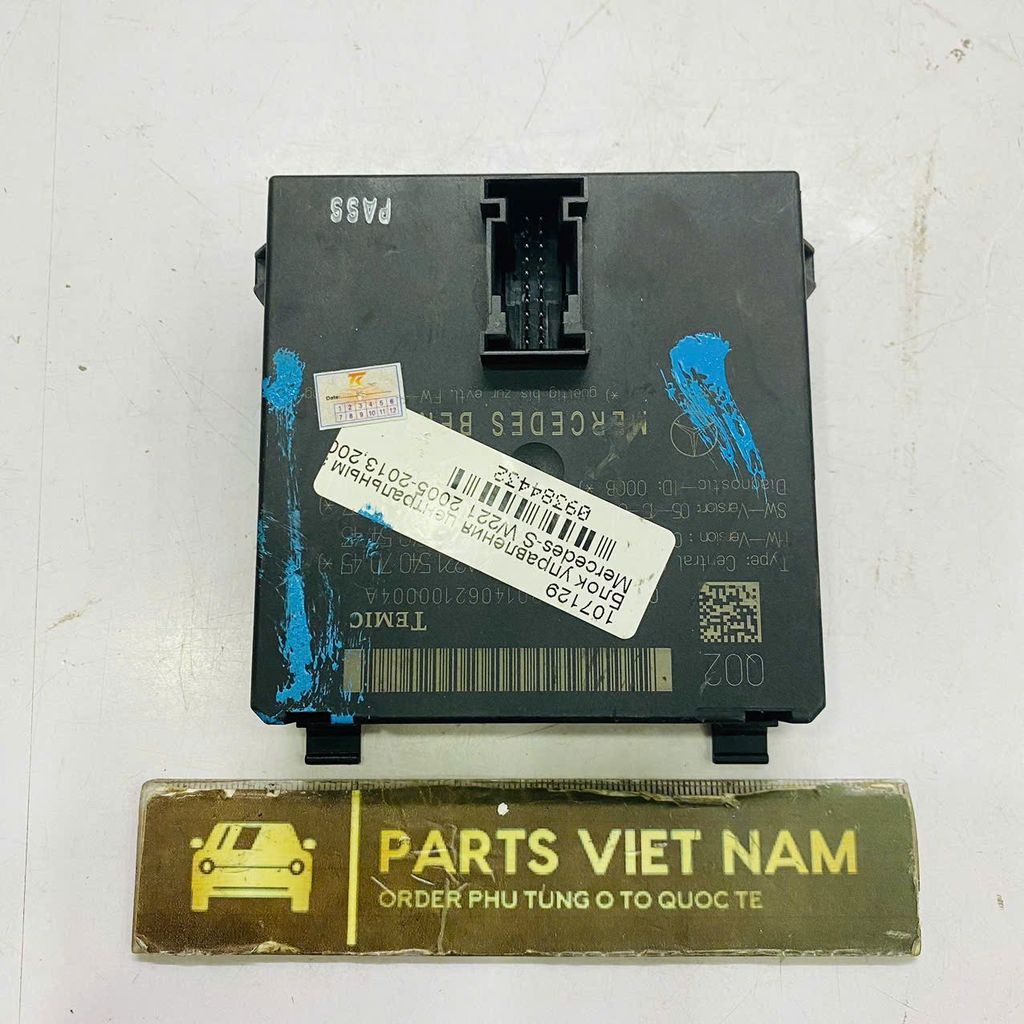 Hộp điều khiển khóa điện Mercedes W221 S500, S400, S450 CL500, CL600 đời 2007 - 2013. Hàng xịn tháo xe nhập US. Mã A2215407045, A2215405445, A2214480927
