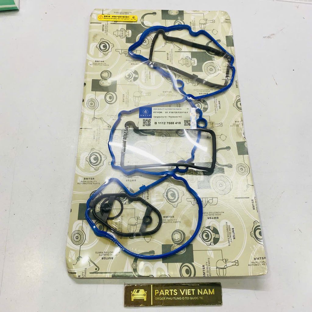 Gioăng dàn ( giàn ) cò liền gioăng bugi BMW động cơ N20 320i, 328i, 520i, 528i, X1, X2, X3, X4, X5 đời 2011 - 2017. Hàng Bmtsr. Mã 11127588418