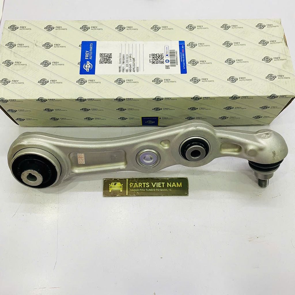 Càng i trên thẳng bi cao su Mercedes W205, W213 C180, C200, C250, C300, C350, E300, E450, E350 đời 2015 - 2023. Hàng Frey. Mã A2053305901, A2053306101, A2053302311, A2053306201