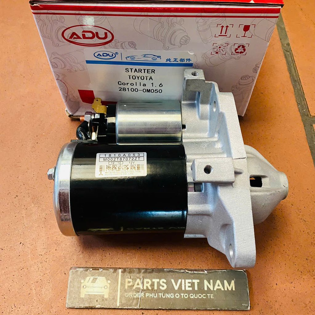 Củ đề hay máy đề khởi động xe Mitsubishi Attrage đời 2013 - 2020. Hàng Adu Taiwan. Mã 810A220, 1810A333, 1810A334, 23300W150P