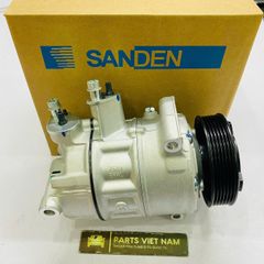 Lốc lạnh hay máy nèn điều hòa Audi A3, Q3, TT, Seat Alhambra, Altea, Skoda, Volkswagen Beetle, Jetta, Passat, Polo, Scirocco, Sharan, Tiguan, Touran đời 2003 - 2018. Hàng Sanden. Mã 1K0820808