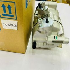 Lốc lạnh hay máy nèn điều hòa Audi A3, Q3, TT, Seat Alhambra, Altea, Skoda, Volkswagen Beetle, Jetta, Passat, Polo, Scirocco, Sharan, Tiguan, Touran đời 2003 - 2018. Hàng Sanden. Mã 1K0820808