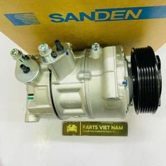 Lốc lạnh hay máy nèn điều hòa Audi A3, Q3, TT, Seat Alhambra, Altea, Skoda, Volkswagen Beetle, Jetta, Passat, Polo, Scirocco, Sharan, Tiguan, Touran đời 2003 - 2018. Hàng Sanden. Mã 1K0820808