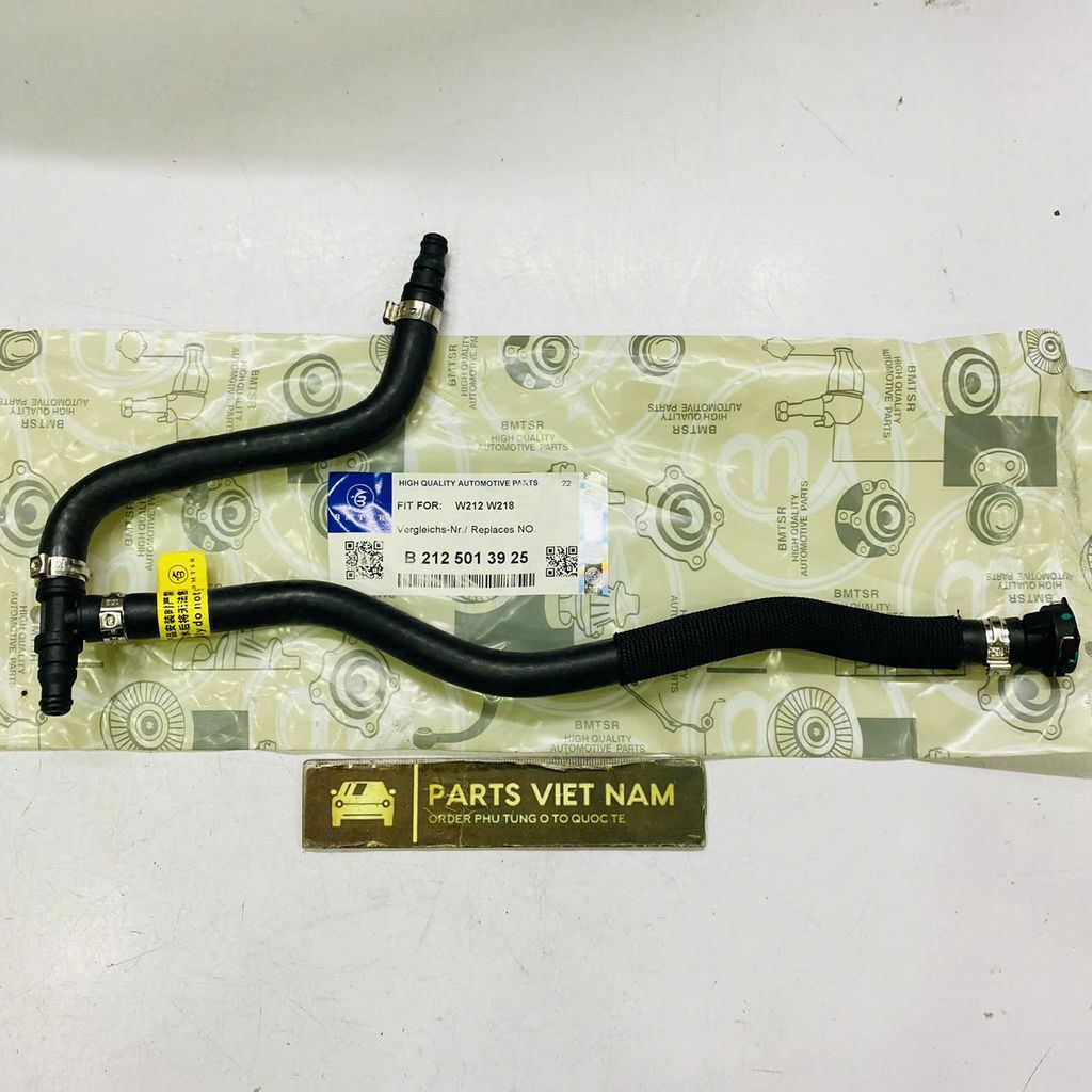 Ống xả nước làm mát bình nước phụ Mercedes-Benz W212 E300, E200, E250, E350 máy M274, M276, M278 đời 2010 - 2017. Bmtsr. Mã A2125013925