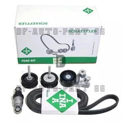 Bộ Tăng Tổng và Dây Curoa INA Porsche Panamera 970, Cayenne 958 động cơ 3.0T, 3.6T đời 2011 - 2018 - Hàng INA. Mã 94810240375, 94810226175, 94610211876, 95814527901