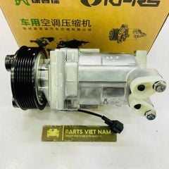 Lốc lạnh điều hòa (máy nén) Nissan Tiida, Livina, Grand Livina máy 1.6L HR16DE. Đời 2004 - 2012. Hàng OEM China. Mã 92600-CJ70A, 92600-ED07B.