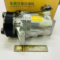 Lốc lạnh điều hòa (máy nén) Nissan Tiida, Livina, Grand Livina máy 1.6L HR16DE. Đời 2004 - 2012. Hàng OEM China. Mã 92600-CJ70A, 92600-ED07B.