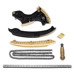 Bộ 7 chi tiết Dẫn Hướng Xích Cam INA Mercedes-Benz C200, E200 động cơ 1.8L M271 đời 2002 - 2014 - Hàng INA. Mã A0009932176, A0009932076, A2710521116, 0009932176