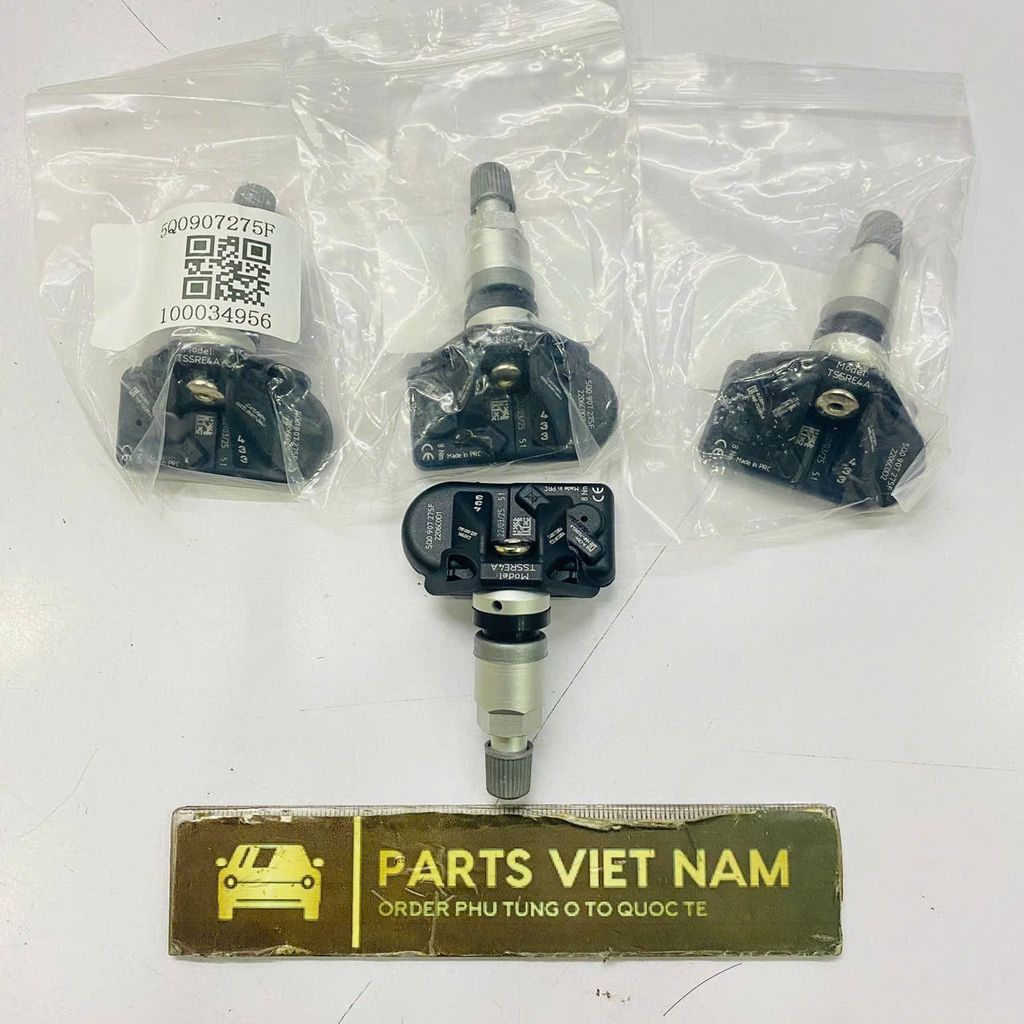 Van cảm biến áp suất ( xuất ) lốp TPMS 433MHz Volkswagen Golf, Jetta, Passat, Tiguan, Touran Audi, A3, Q2, Q3, Q5, Q7, Skoda, Porsche 718 Cayman, 911, Panamera, Cayenne, Macan. Đời 2013 - 2024 Hàng OEM. Mã 5Q0907275F ( 1 cái )