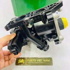 Cụm bơm nước liền van hằng nhiệt điện tử cho động cơ 1.8L, 2.0L TSI/TFSI VAG Group, lắp cho Audi A3, A4, A5, A6, Q3, Q5, Volkswagen Golf, Tiguan, Porsche Macan đời 2012 - 2020. Hàng OEM INA China. Mã 06L121111H, 06L121111J, 06L121111P, 06L121111J