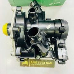 Cụm bơm nước liền van hằng nhiệt điện tử cho động cơ 1.8L, 2.0L TSI/TFSI VAG Group, lắp cho Audi A3, A4, A5, A6, Q3, Q5, Volkswagen Golf, Tiguan, Porsche Macan đời 2012 - 2020. Hàng OEM INA China. Mã 06L121111H, 06L121111J, 06L121111P, 06L121111J