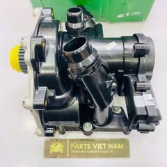 Cụm bơm nước liền van hằng nhiệt điện tử cho động cơ 1.8L, 2.0L TSI/TFSI VAG Group, lắp cho Audi A3, A4, A5, A6, Q3, Q5, Volkswagen Golf, Tiguan, Porsche Macan đời 2012 - 2020. Hàng OEM INA China. Mã 06L121111H, 06L121111J, 06L121111P, 06L121111J