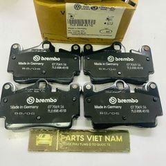 Má phanh sau, bố thắng sau Audi Q7, Porsche Cayenne, Volkswagen Touareg. Đời 2002 - 2015. Hàng cao cấp. Mã 7L0698451G