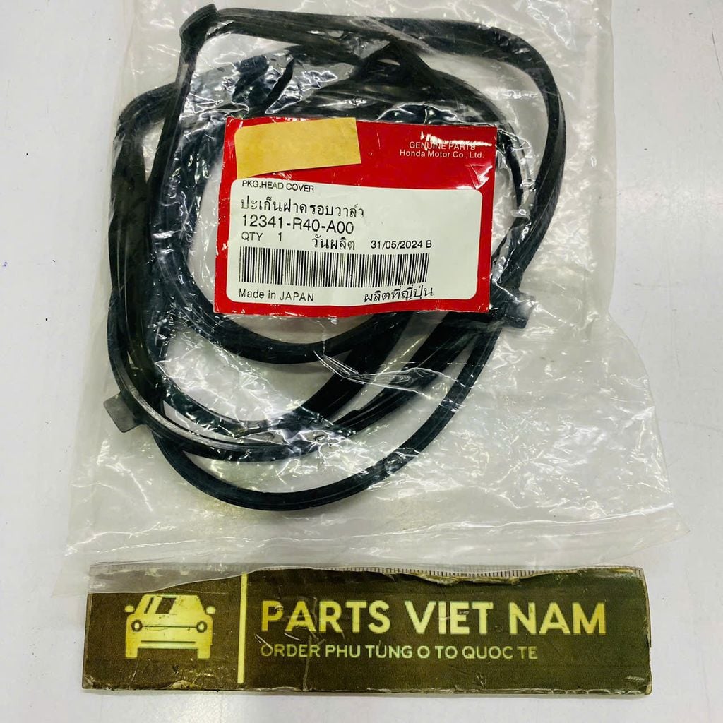 Gioăng nắp dàn cò (Gioăng nắp máy) Honda Accord, CR-V, CRV, Acura TSX máy 2.4L. Đời 2008 - 2017. Hàng OEM. Mã 12341-R40-A00Honda Accord, CR-V, CRV, Acura TSX máy 2.4L. Đời 2008 - 2017. Hàng OEM. Mã 12341-R40-A00