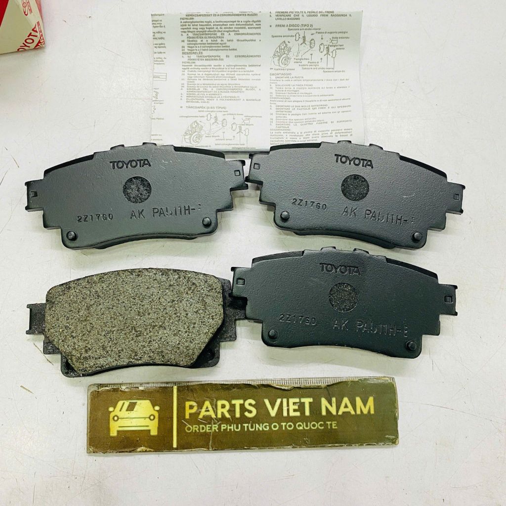 Má phanh sau, bố thắng sau Toyota Avanza, Veloz, Veloz Cross. Đời 2021 - 2025. Hàng OEM. Mã 04466-B1010, 04466B1010