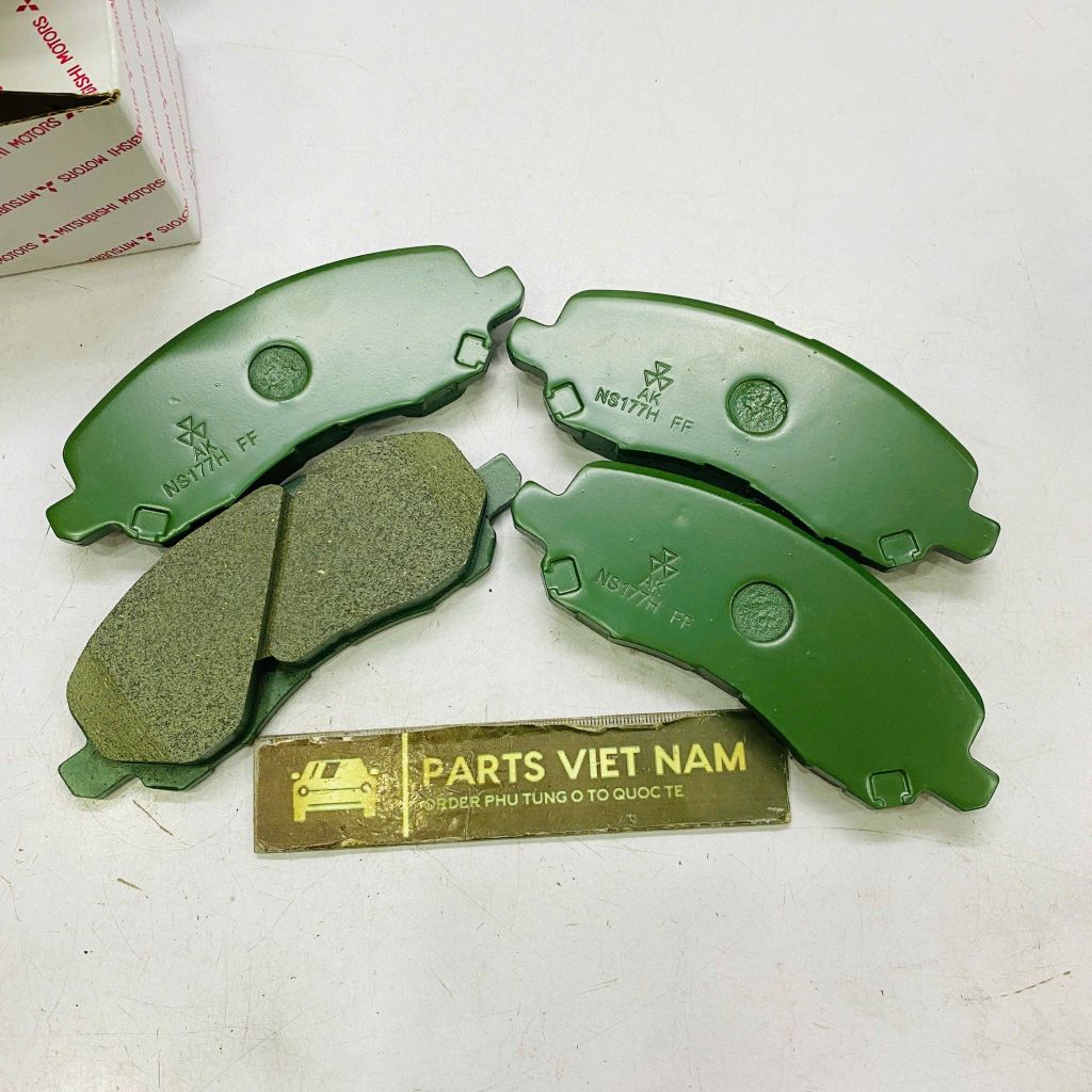 Má phanh trước, bố thắng trước Mitsubishi Grandis, Lancer, Outlander. Đời 2003 - 2022. Hàng OEM. Mã 4605A486, 4605A261, MR527674, MR569403