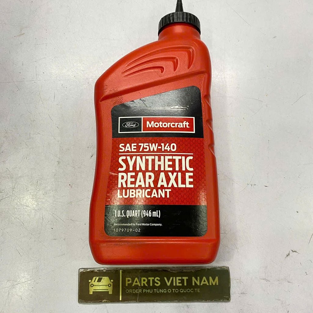 Dầu cầu sau, dầu hộp số phụ Ford 75W-140 F-150, Ranger, Mustang, Expedition, Explorer, F-150. Hàng Ford xịn. Mã XY-75W140-QL ( 1 lít )