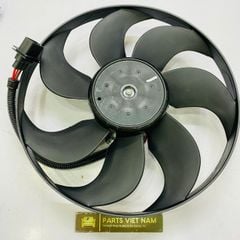 Cánh quạt làm mát két nước động cơ (Loại to, 345mm) Volkswagen Golf, Polo, Beetle; Audi A3, TT; Skoda Octavia, Fabia. Đời 1996 - 2013. Hàng cao cấp. Mã 6Q0959455H, 6X0959455C, 6X0959455, 6H0959455