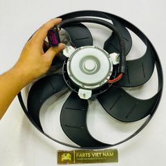 Cánh quạt làm mát két nước động cơ (Loại to, 345mm) Volkswagen Golf, Polo, Beetle; Audi A3, TT; Skoda Octavia, Fabia. Đời 1996 - 2013. Hàng cao cấp. Mã 6Q0959455H, 6X0959455C, 6X0959455, 6H0959455