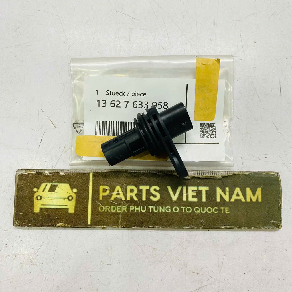 Cảm biến vị trí trục cam BMW X3, X4, X5, X6, 320i, 328i, 520i, 528i, 740i, 750i, Mini Cooper, Z4, động cơ N20, N55, N63 đời 2010 - 2020. Hàng OEM Bmw. Mã 13627633958, 13627525014