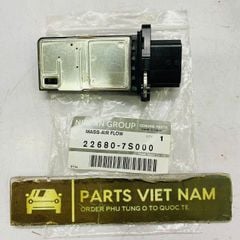 Cảm biến lưu lượng khí nạp ( đo gió hay Mass, máp ) Nissan Navara, X-Trail, Xtrail, Sunny, Tiida, Murano, Infiniti G35, QX56. Đời 2002 - 2015. Hàng xịn Nissan. Mã 22680-7S000, 22680-AW400, 226807S000, 22680AW400