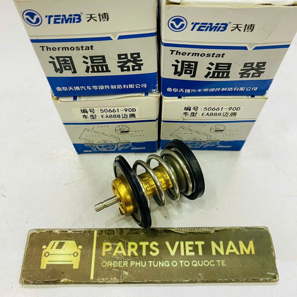 Van hằng nhiệt Audi Q3, A3, A4, A5, A6, Q5, TT, Volkswagen Beetle, CC, EOS, Golf, Jetta, Passat, Tiguan máy 2.0. Hàng cao cấp. Mã 06H121113B, 06H121111K