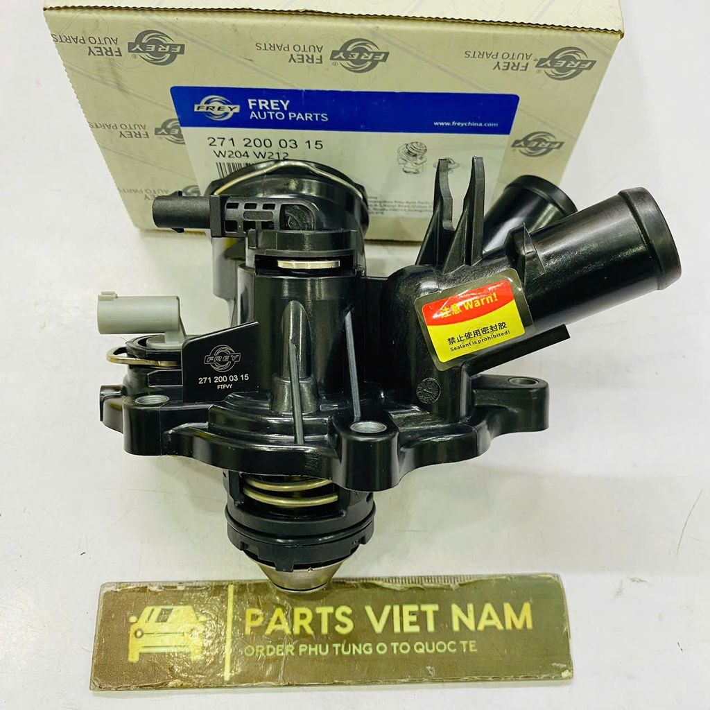 Van hằng nhiệt Mercedes C-Class W204 C200 C250, E-Class W212 E200 E250, SLK R172. Động cơ M271 CGI. Đời 2009 - 2016. Hàng OEM. Mã A2712000315