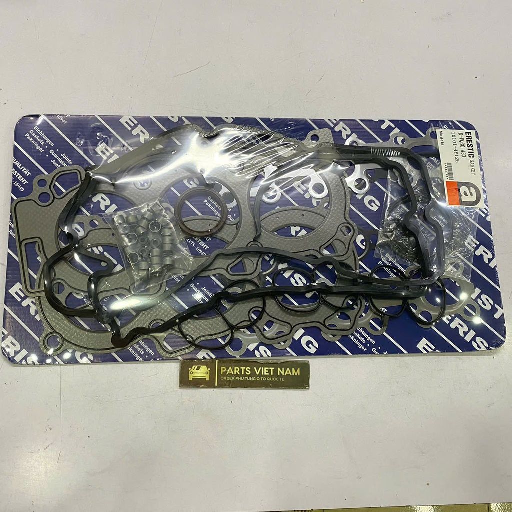 Bộ gioăng phớt đại tu máy Nissan Cefiro, Maxima, Infiniti I30 động cơ VQ30DE 3.0L V6. Đời 1998 - 2003. Hàng OEM. Mã 10101-4Y125, 10101-5Y725