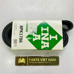 Dây curoa tổng BMW 1, 2, 3, 4, 5, 6, 7 Series, X1, X3, X4, X5, X6, Z4. Động cơ N20, N55, N50. Đời 2009 - 2018. Hàng OEM INA. Mã 11287628658, 11287590148, 8PK1786