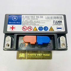 Bình ắc quy phụ Mercedes W169, W176, W177, W246, W242, W205, C200, C300, E200, E300, S300, S350, CLA200, CLA250, GLA200,  GLA250, GLC200, GLC300, GLE200, GLE250 đời 2002 - 2024. Hàng xịn Chuẩn. Mã A0009829608, A0009829308, A2115410001