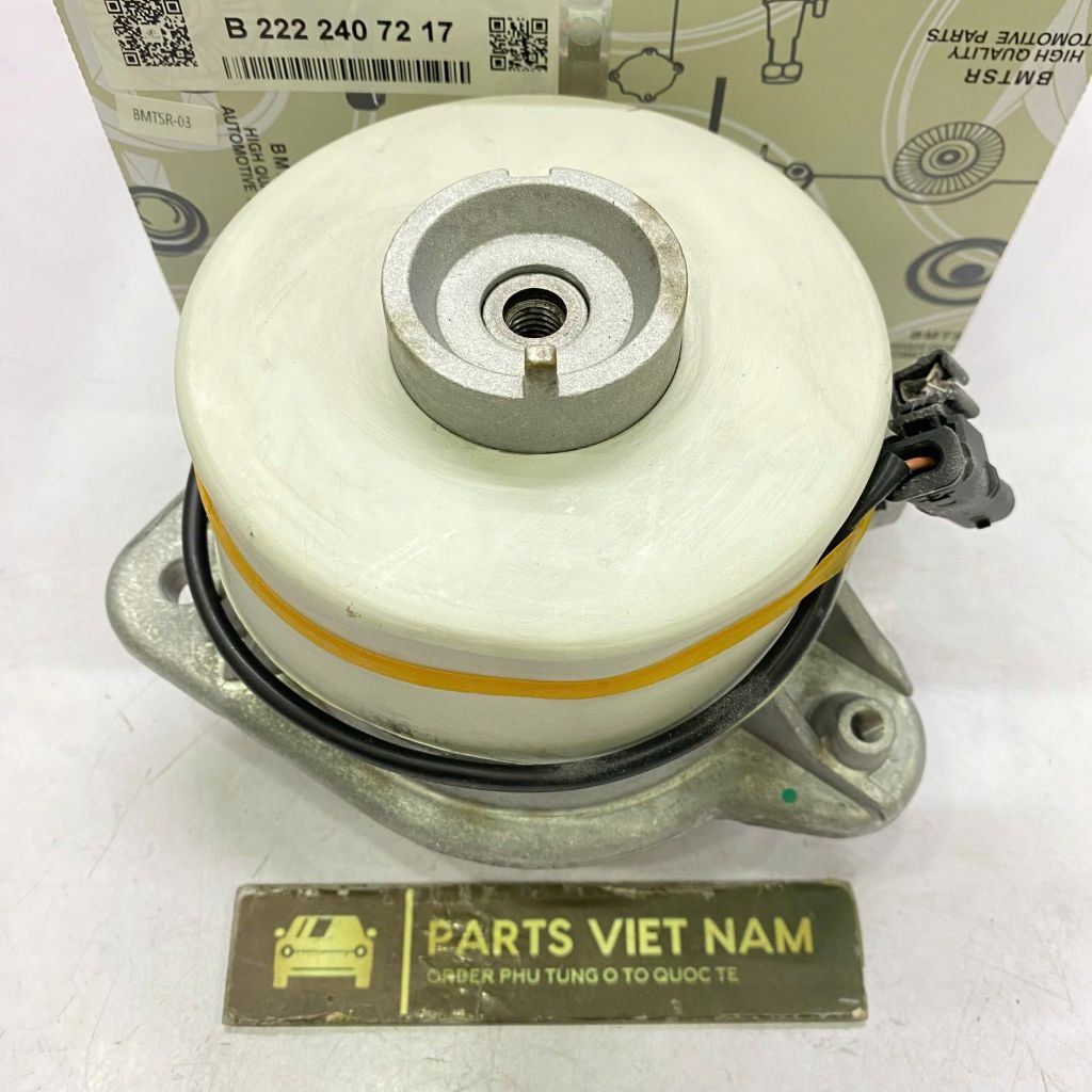 Chân máy trái phải, cao su chân máy Mercedes S-class S320, S400, S450 W222 đời 2013-2020. Động cơ V6 M276. Hàng Bmtsr. Mã trái A2222407117, phải A2222407217 ( 1 cái )