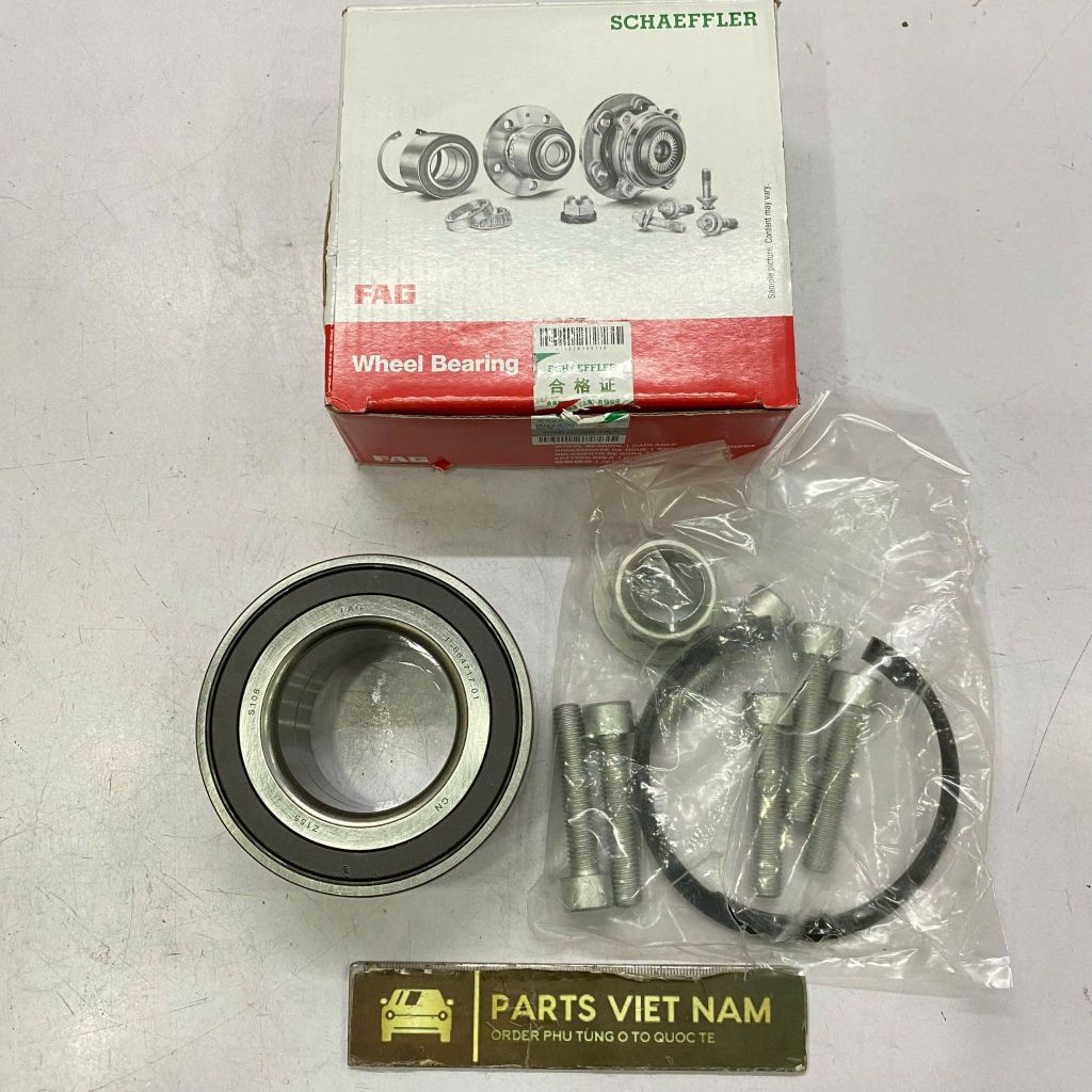 Bi moay ơ trước, bạc đạn bánh xe Audi Q7, Porsche Cayenne, Volkswagen Touareg. Đời 2002 - 2018. Hàng OEM FAG. Mã 7136106300, 7L0498287, 7L0501287A, 95534190100