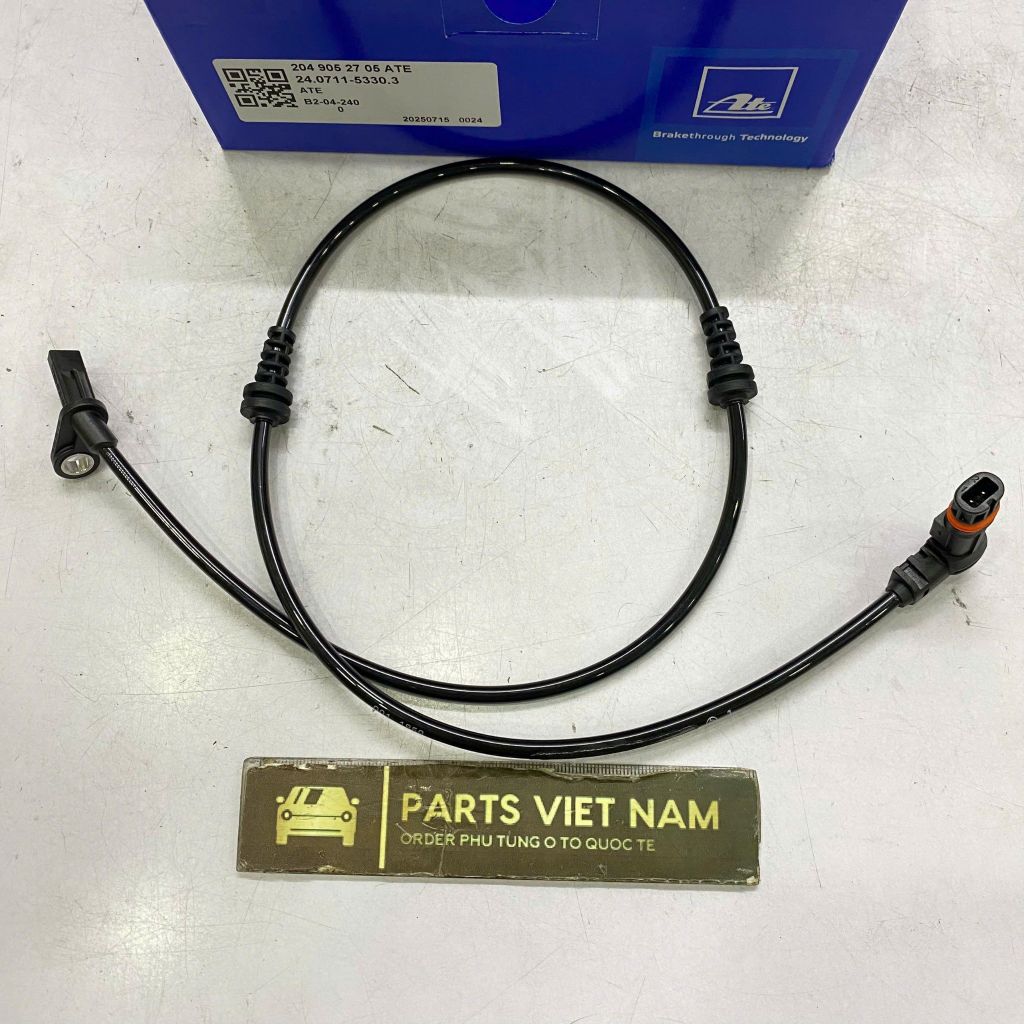 Cảm biến tốc độ bánh xe (ABS) trước trái/phải Mercedes-Benz GLK280 GLK300 GLK350 X204, C-Class C180 C200 C250 C300 W204. Đời 2007 - 2015. Hàng OEM ATE. Mã 2049052705, A2049052705