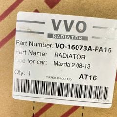 Két nước làm mát động cơ Mazda 2 đời 2007 - 2014. Hàng Taiwan tiêu chuẩn có số sàn và số tựng động. Mã Z681-15-20YA AT, Z668-15-20Y MT