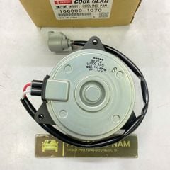 Mô tơ quạt két nước Toyota Altis 1.8 đời 2008 - 2019. Hàng Denso Japan. Mã 16800-1690, 16363-0V280