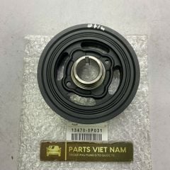 Puli (puly , bu ly trục cơ ) trục khuỷu giảm chấn Toyota Lexus GS, IS, 200, 300, 250, 350 đời 2004 - 2016. Hàng OEM tiêu chuẩn Japan . Dùng cho động cơ V6 3GR, 4GR, 5GR. Mã 13470-0P031, 13470-0P030, 13470-31021, 134700P031, 134700P030, 1347031021