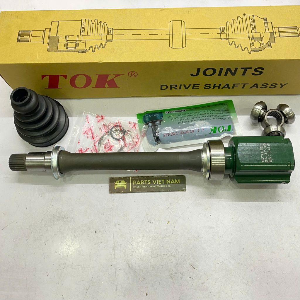 Quả láp trong bên phải liền láp trung gian Toyota Altis 2.0 số tự động đời 2008 - 2016. Thông số 24*27*40. Hàng TOK Japan. Mã TO-552