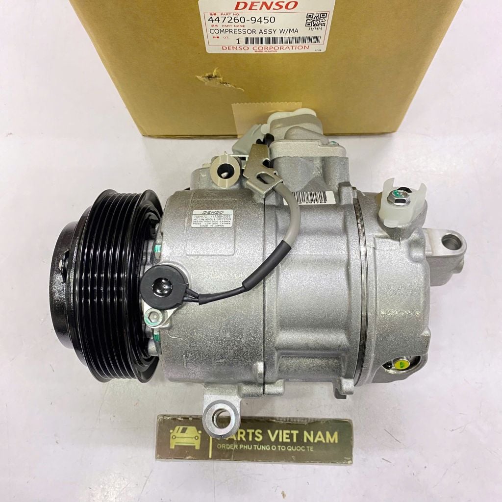 Lốc nén điều hòa hay lốc lạnh Lexus SC430, GS430, GS400 đời 1998 - 2010. Hàng xịn Denso. Mã 88320-3A231, 88320-3A230, 88310-24171