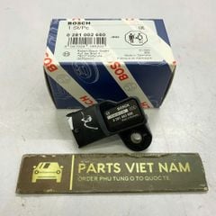 Cảm biến áp suất khí nạp, cảm biến map trên đường ống nạp khí Ford Ranger, Everest, Mazda Bt50 máy dầu 2.5 WE chạy kim phun đời 2007 - 2014. Hàng bosch. Mã WE0118211, 0281002680